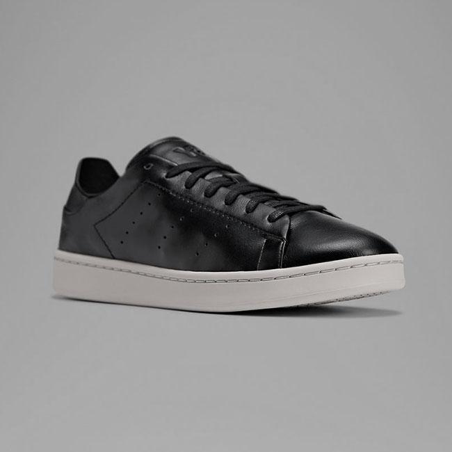 Y-3 ワイスリー STAN SMITH スタンスミス レザースニーカー JQ4977 黒 ブラック シューズ メンズ レディースの画像