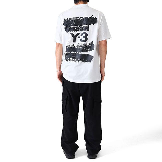 Y-3 ワイスリー グラフィック Tシャツ JN4879 JM7815 黒 白 半袖T 