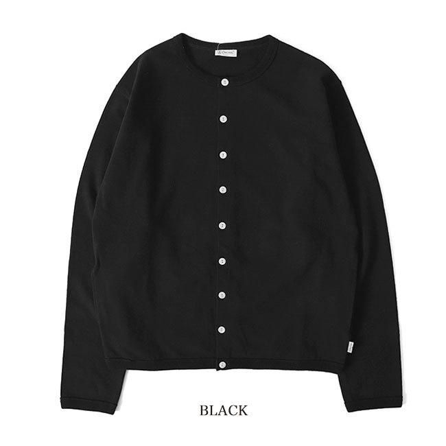 ORCIVAL オーシバル コットンスラブ天竺 クルーネック カーディガン OR