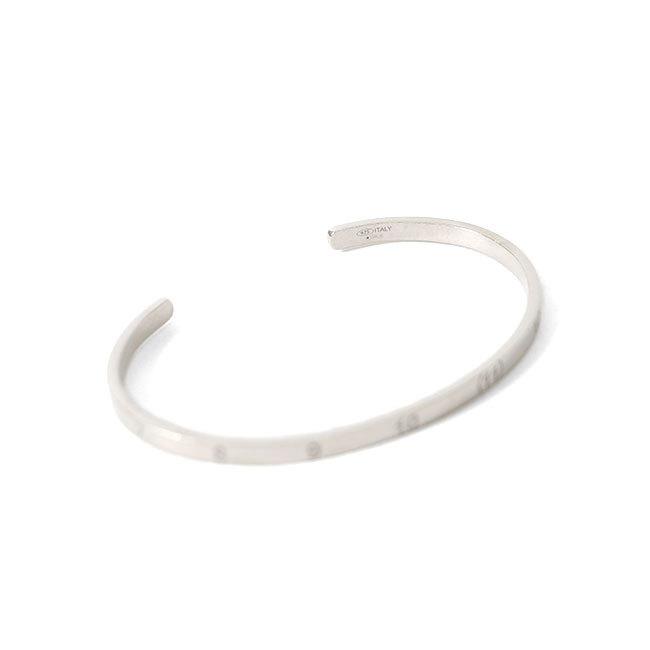 【美品】Maison Margiela ナンバリング バングル　シルバー Amazon.co.jp: Maison Margiela メゾンマルジェラ シルバー