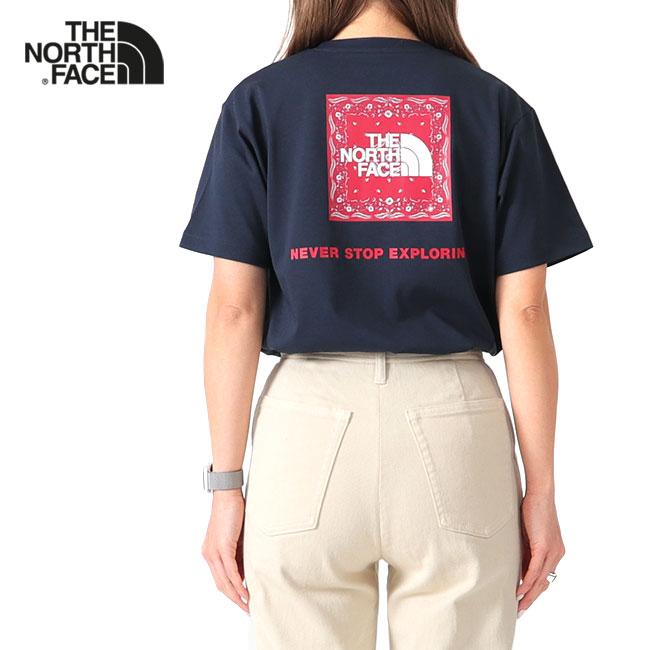 THE NORTH FACE ノースフェイス バンダナ柄 スクエア バックロゴ T