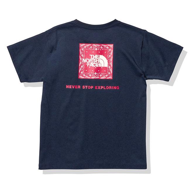 THE NORTH FACE ノースフェイス バンダナ柄 スクエア バックロゴ T