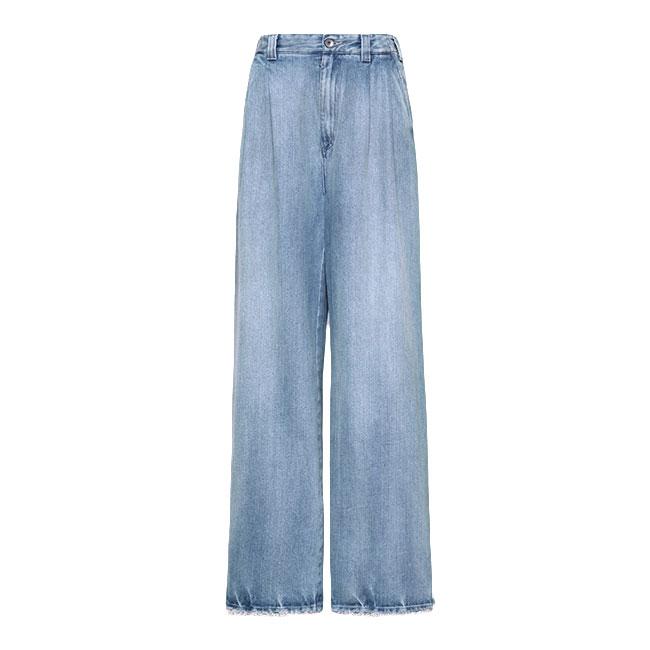 MM6 Maison Margiela プリーツパンツ レザー　メゾンマルジェラ MM6 MAISON MARGIELA(エムエム6 メゾン マルジェラ)S32KA0498