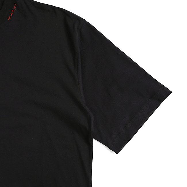 MARNI マルニ マルニシンボル刺繍 オーガニックコットンTシャツ
