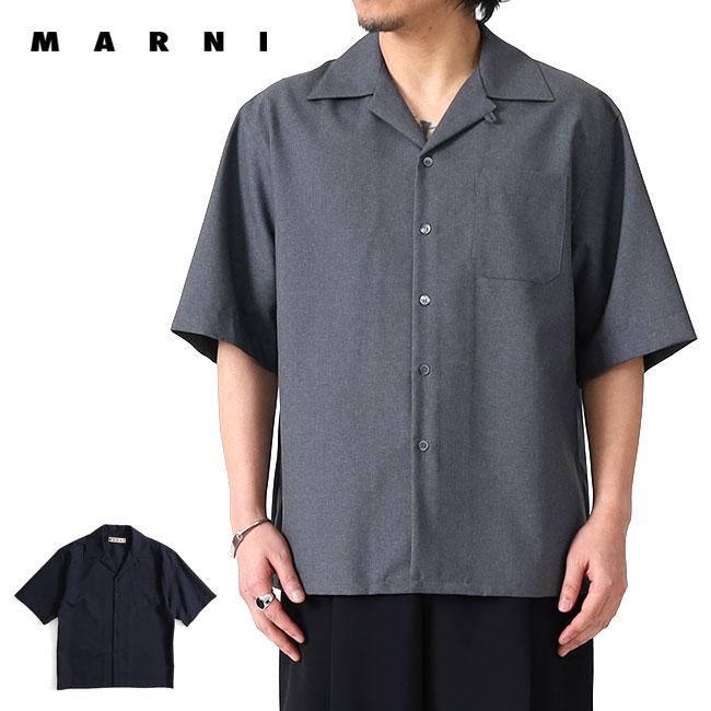 MARNI マルニ トロピカルウール ボーリングシャツ CUMU0213A5 TW839