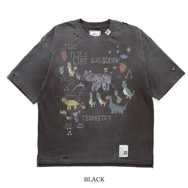 Maison MIHARA YASUHIRO メゾンミハラヤスヒロ Kids Doodle Printed T
