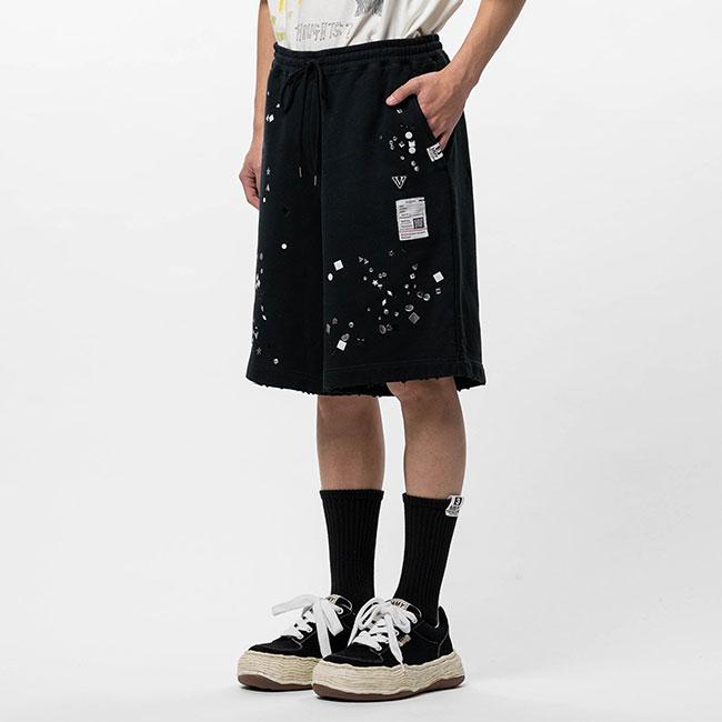 Maison MIHARA YASUHIRO メゾンミハラヤスヒロ Embellished Sweat Shorts エンベリッシュド スウェットショーツ J16SP742 ショートパンツ メンズの画像