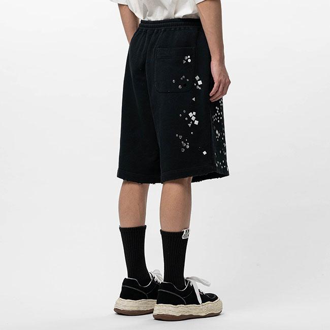 Maison MIHARA YASUHIRO メゾンミハラヤスヒロ Embellished Sweat Shorts エンベリッシュド スウェットショーツ J16SP742 ショートパンツ メンズの画像