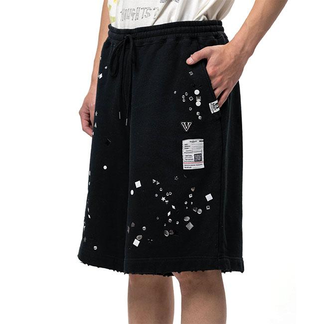 Maison MIHARA YASUHIRO メゾンミハラヤスヒロ Embellished Sweat Shorts エンベリッシュド スウェットショーツ J16SP742 ショートパンツ メンズの画像