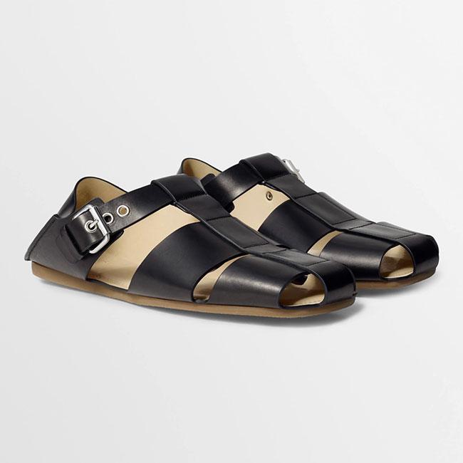 LEMAIRE ルメール フィッシャーマンサンダル FO0271 LL0217 レザーサンダル メンズの画像