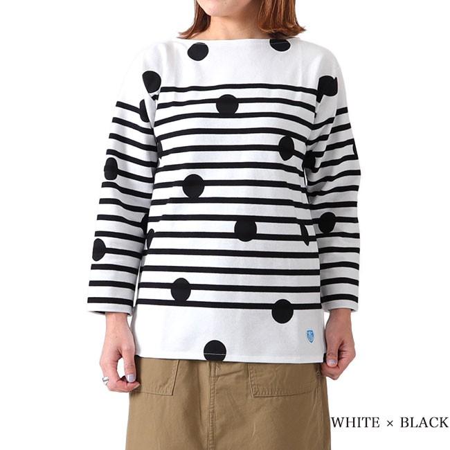 Sale Orcival オーシバル ドット ボーダー バスクシャツ マリンシャツ 6803 8分丈 長袖tシャツ ボートネック レディース Golden State 通販 Paypayモール