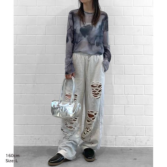 adidas originals アディダス オリジナルス ダメージ加工 スウェット