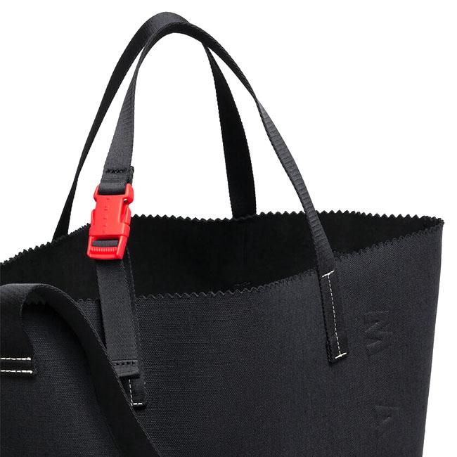 【美品】MARNI コットンリネンキャンバストートバッグ タグ付！ MARNI マルニ コットンリネンキャンバス ロゴ トートバッグ SHMQ0084A0