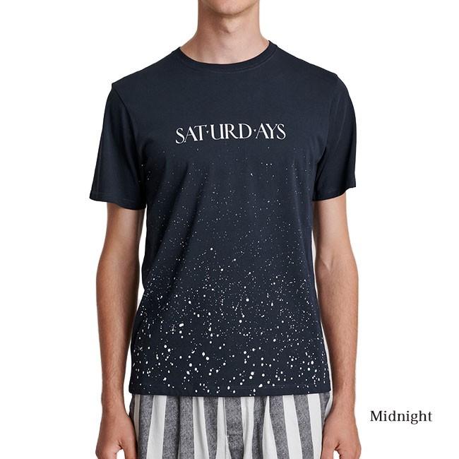 サタデーズニューヨーク ロンT L Saturdays NYC サタデーズ ニューヨークシティ ペイント ロゴT