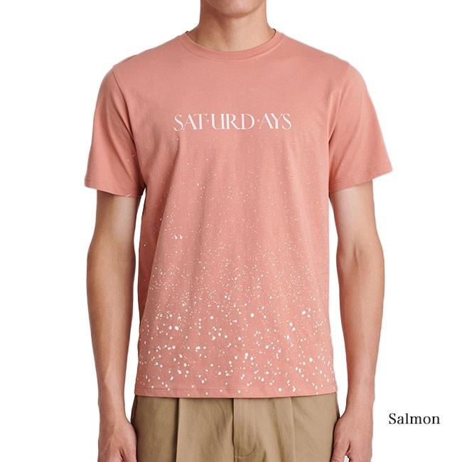 Saturdays NYC サタデーズ ニューヨークシティ ペイント ロゴT