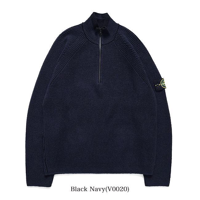 STONE ISLAND ストーンアイランド ハーフジップ ニットセーター K2S15 5100024 ハイネック メンズの画像