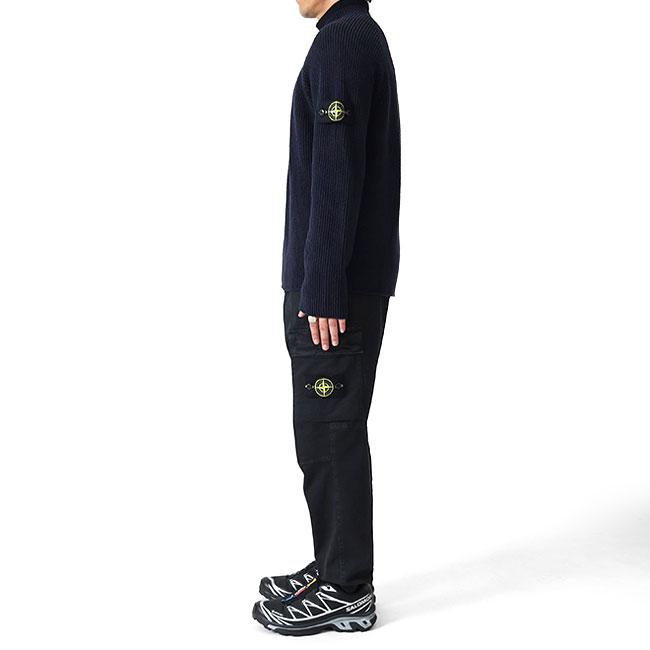 STONE ISLAND ストーンアイランド ハーフジップ ニットセーター K2S15 5100024 ハイネック メンズの画像