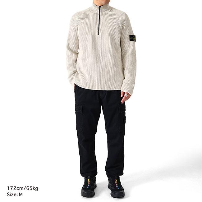 STONE ISLAND ストーンアイランド ハーフジップ ニットセーター K2S15 5100024 ハイネック メンズの画像