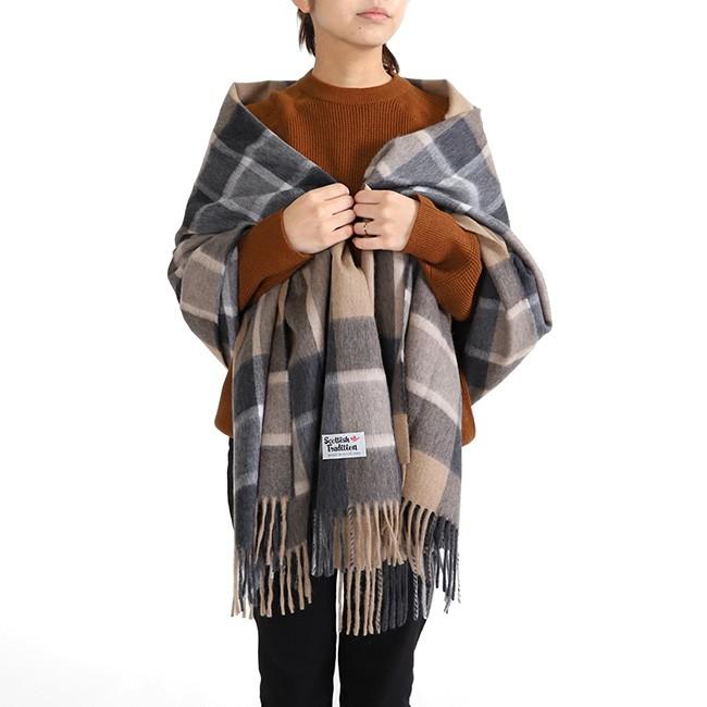 大判　ストール　スコティッシュトラディション Scottish Tradition（スコティッシュ トラディション） アンゴラウール