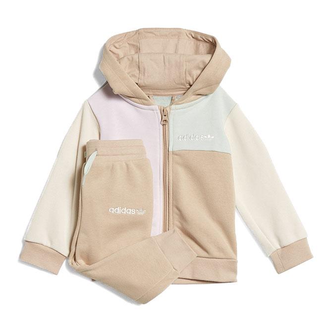 adidas アディダスオリジナルス カラーブロック スウェットパーカー 