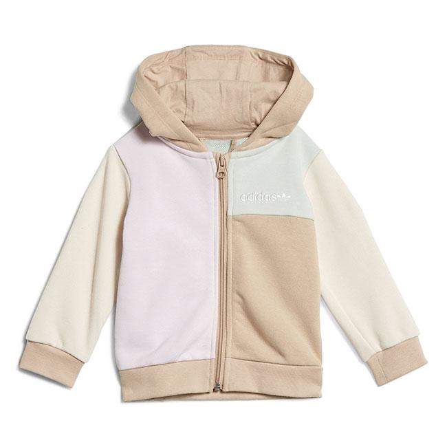 adidas アディダスオリジナルス カラーブロック スウェットパーカー 