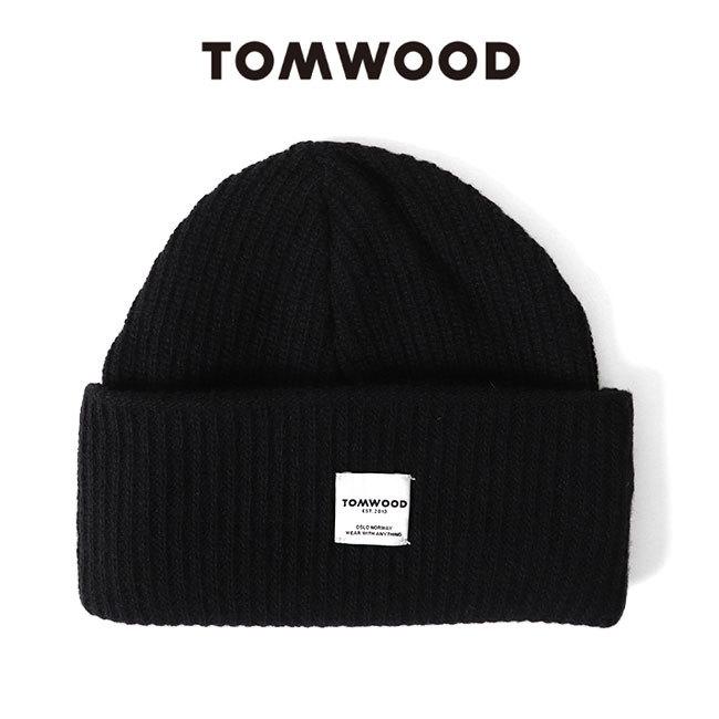 Tomwood トムウッド ラムウール ニットキャップ Wood Paypayモールファッション メンズファッション Beanie ニット帽 メンズ