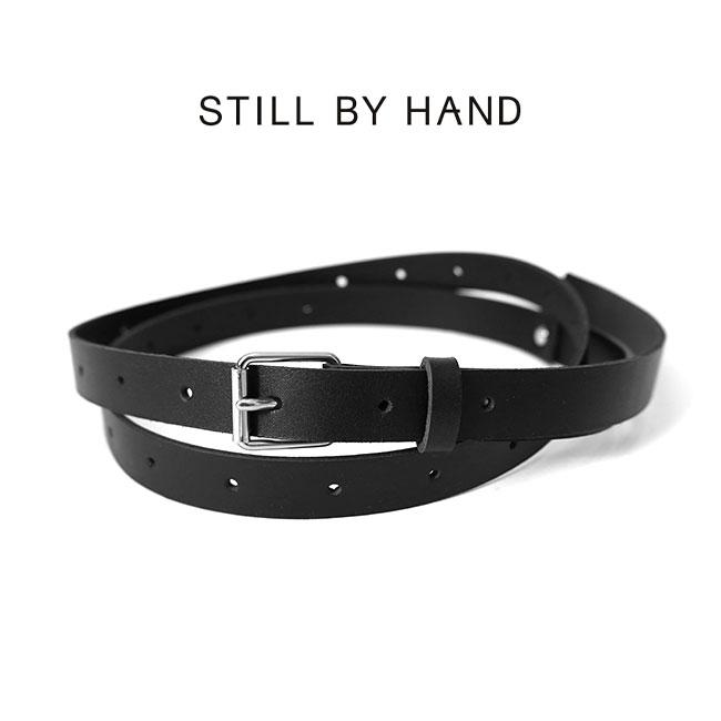 Still By Hand スティルバイハンド 17mm レザー ナローベルト GD02261