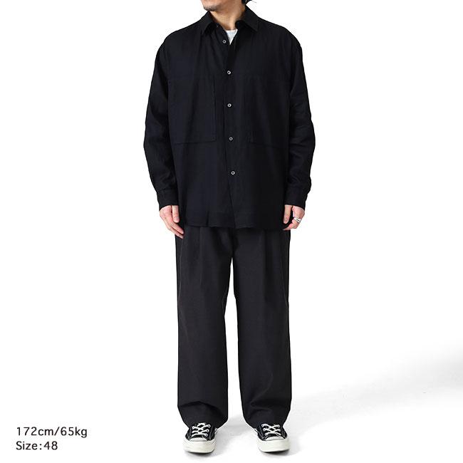 Still By Hand スティルバイハンド 製品染め コットンシャツ SH05261
