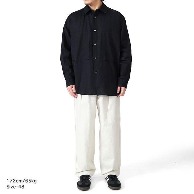 Still By Hand スティルバイハンド 製品染め コットンシャツ SH05261