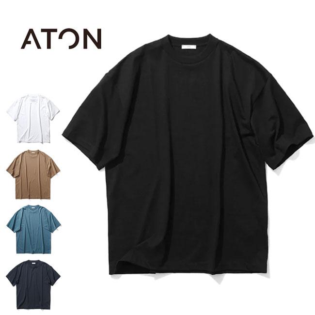 ATON エイトン オーバーサイズ 60/2 スビンコットン Tシャツ ATON エイトン オーバーサイズ 60/2 スビンコットン Tシャツ