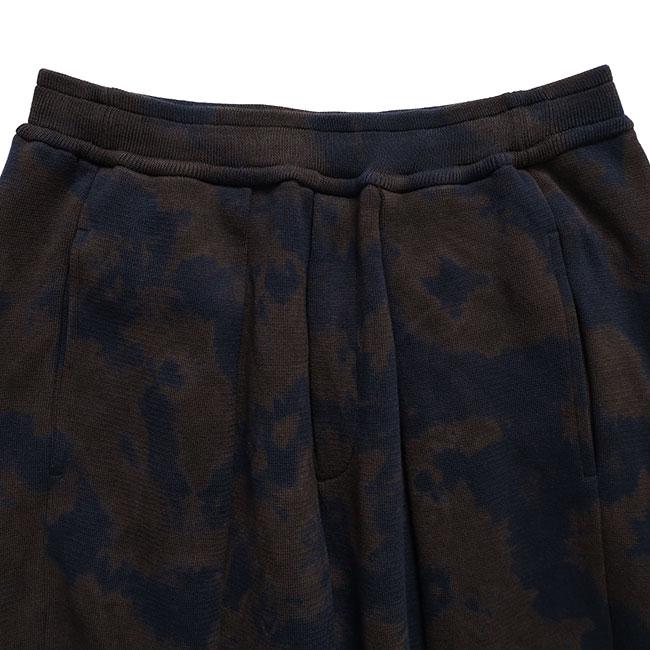 CFCL シーエフシーエル DYEING MILAN TUCKED PANTS ミラノリブ ムラ染め タックドパンツ CF011KF196 ニットパンツ タイダイ メンズの画像