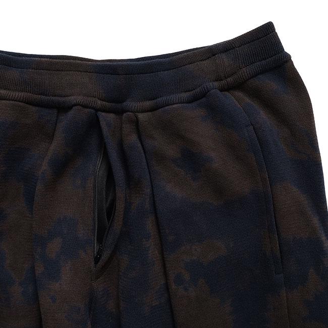 CFCL シーエフシーエル DYEING MILAN TUCKED PANTS ミラノリブ ムラ染め タックドパンツ CF011KF196 ニットパンツ タイダイ メンズの画像