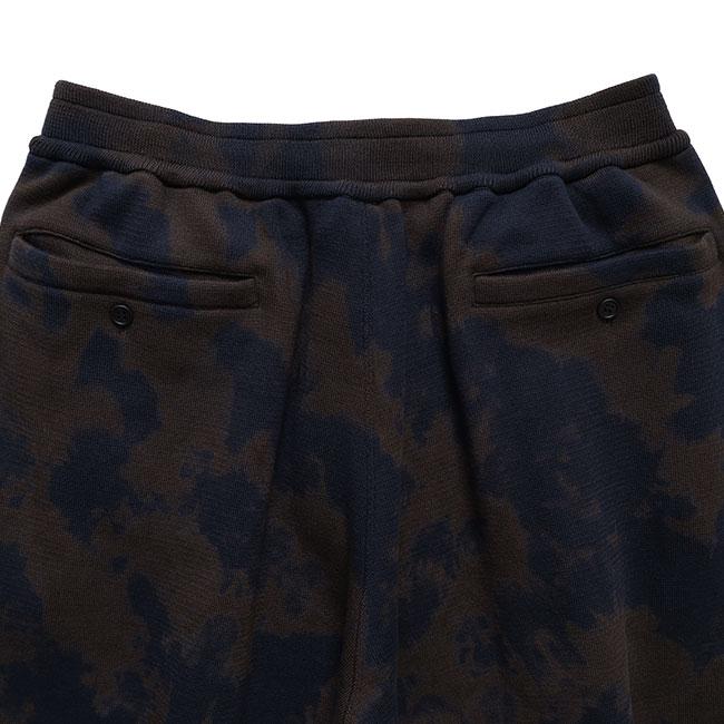 CFCL シーエフシーエル DYEING MILAN TUCKED PANTS ミラノリブ ムラ染め タックドパンツ CF011KF196 ニットパンツ タイダイ メンズの画像