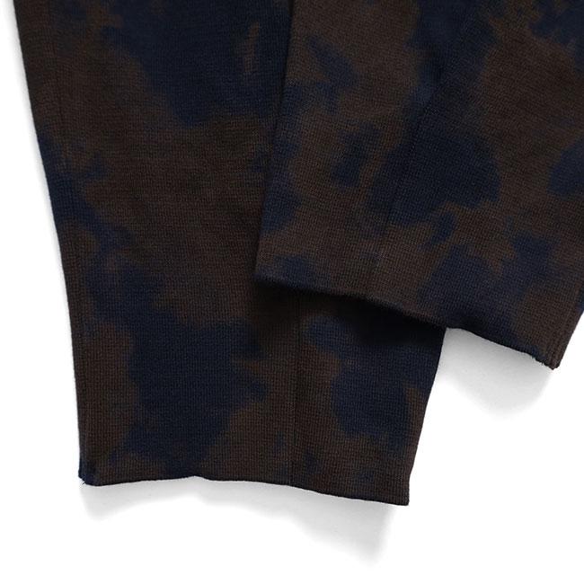 CFCL シーエフシーエル DYEING MILAN TUCKED PANTS ミラノリブ ムラ染め タックドパンツ CF011KF196 ニットパンツ タイダイ メンズの画像