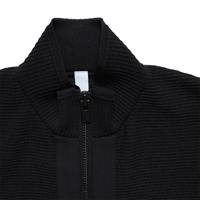 CFCL シーエフシーエル WAFFLE LUCENT STAND COLLAR ZIP BLOUSON ワッフルニット スタンドカラージャケット CF011KC004 ニットブルゾン メンズの画像