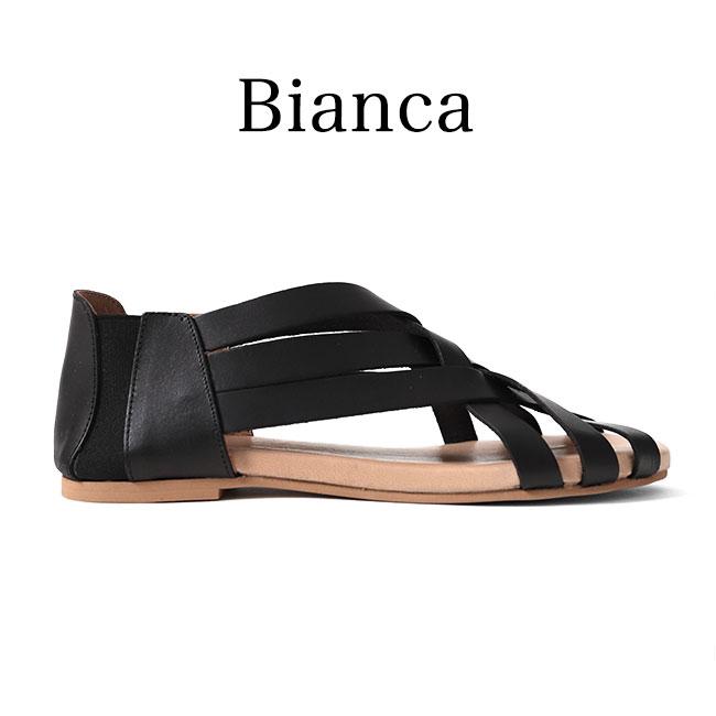 BIANCA Bianca ビアンカ 編み込み レザーサンダル 1894 BIANCA Bianca ビアンカ 編み込み レザーサンダル 1894