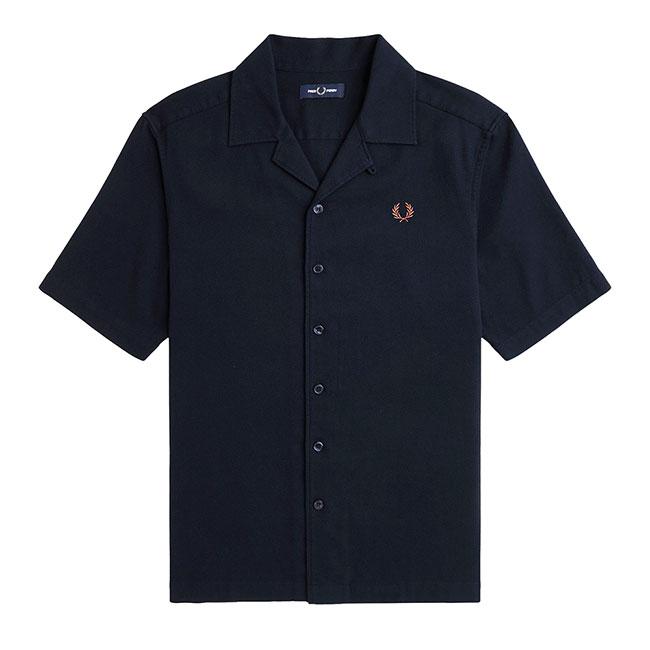 Fred Perry フレッドペリー 鹿の子調 オープンカラーシャツ M7774 半袖