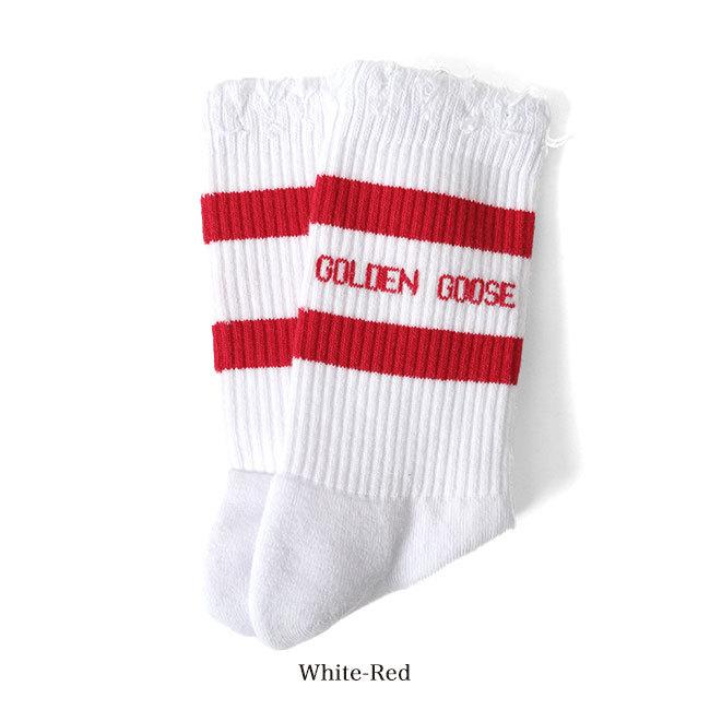 Golden Goose ゴールデングース ロゴ ソックス P000487 靴下