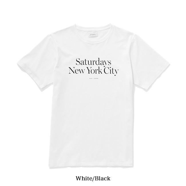 Saturdays NYC サタデーズ ニューヨークシティ ロゴTシャツ Miller