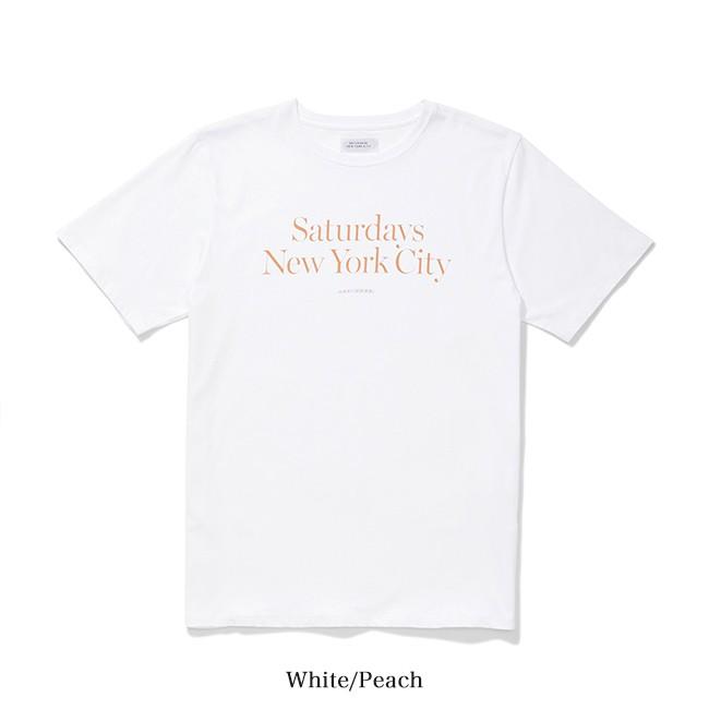 Saturdays NYC サタデーズ ニューヨークシティ ロゴTシャツ Miller