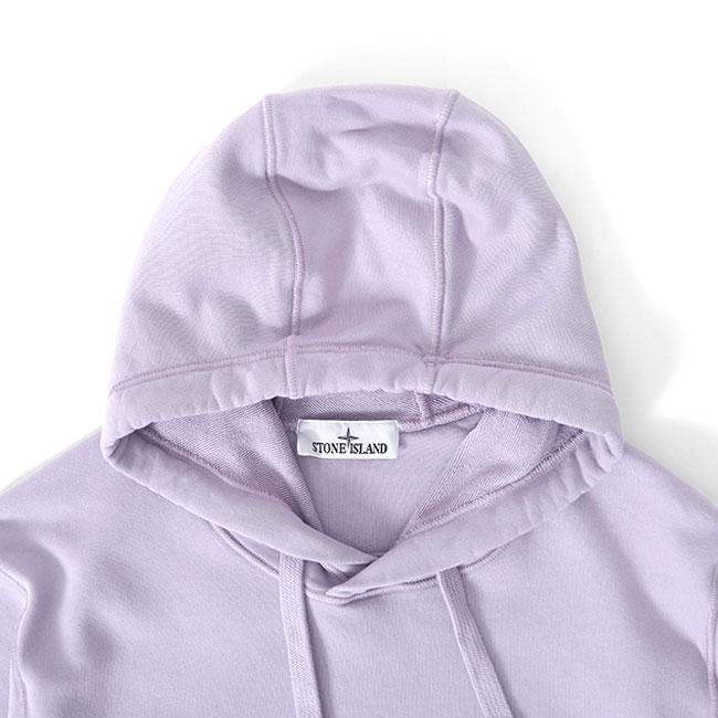 STONE ILAND パーカー　キッズ140cm グレイッシュパープル Stone Island ストーンアイランド ガーメントダイ プルオーバー