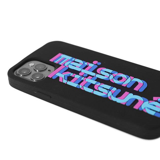 Maison Kitsune メゾンキツネ マルチカラー 3Dロゴ シリコン