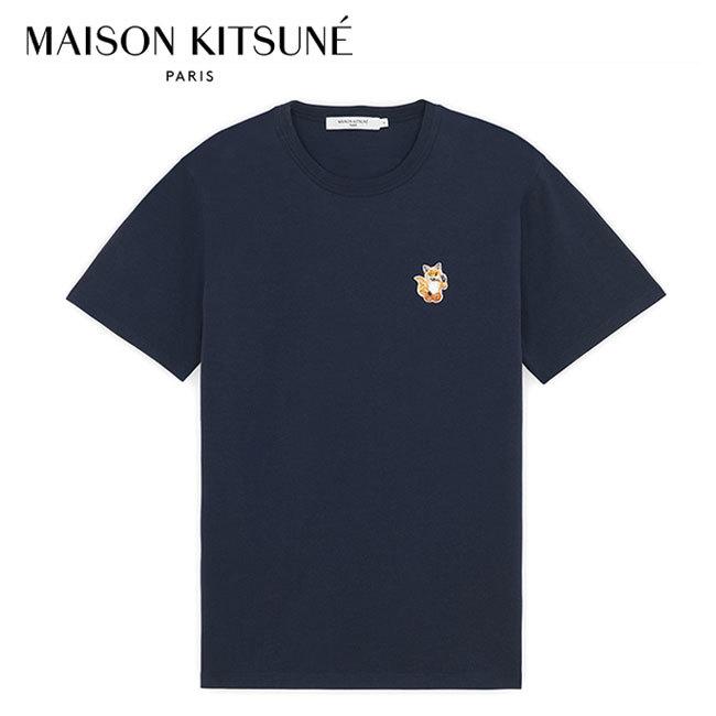 8/11まで価格！新品・国内公式購入✨Maison Kitsune ロゴTシャツ アウトレット】MAISON KITSUNE メゾンキツネ クルーネックT