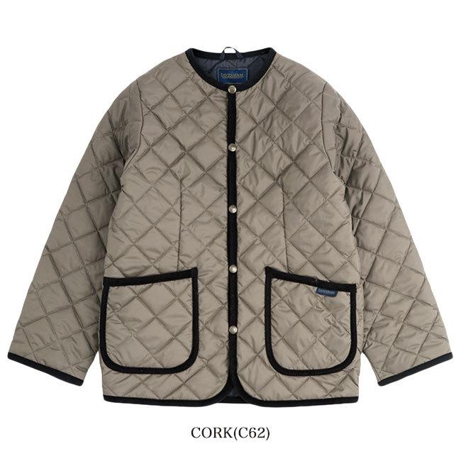 ラベンハム ノーカラーキルティングジャケット LAVENHAM ラベンハム ノーカラー キルティングジャケット SLJ2122 中綿