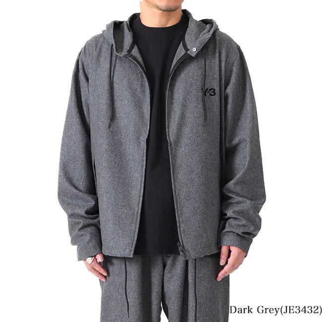 TIME SALE] Y-3 ワイスリー フランネルウール フード付きジャケット