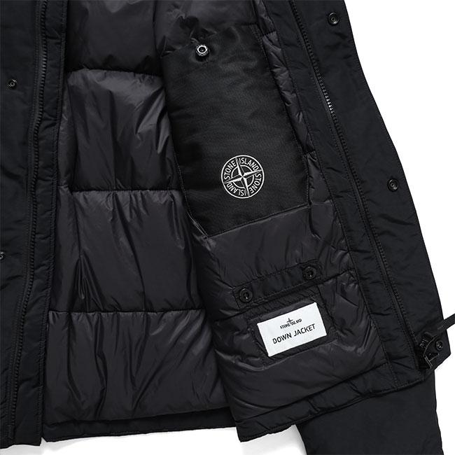 STONE  MICRO REP コート XL ブラック 正規品 STONE ISLAND ストーンアイランド MICRO REPS ダウン コーチジャケット