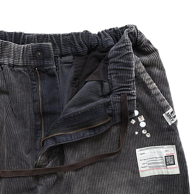 Maison MIHARA YASUHIRO メゾンミハラヤスヒロ エンベリッシュド コーデュロイ ワイドパンツ A15PT034 ラインストーン メンズの画像