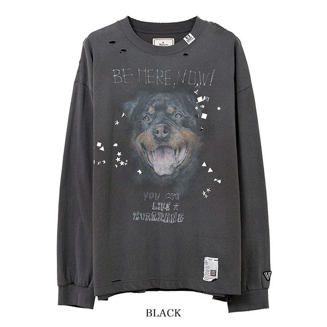 メゾンミハラヤスヒロ　長袖tシャツ　46 Maison MIHARA YASUHIRO（メゾンミハラヤスヒロ）の「Distressed Long