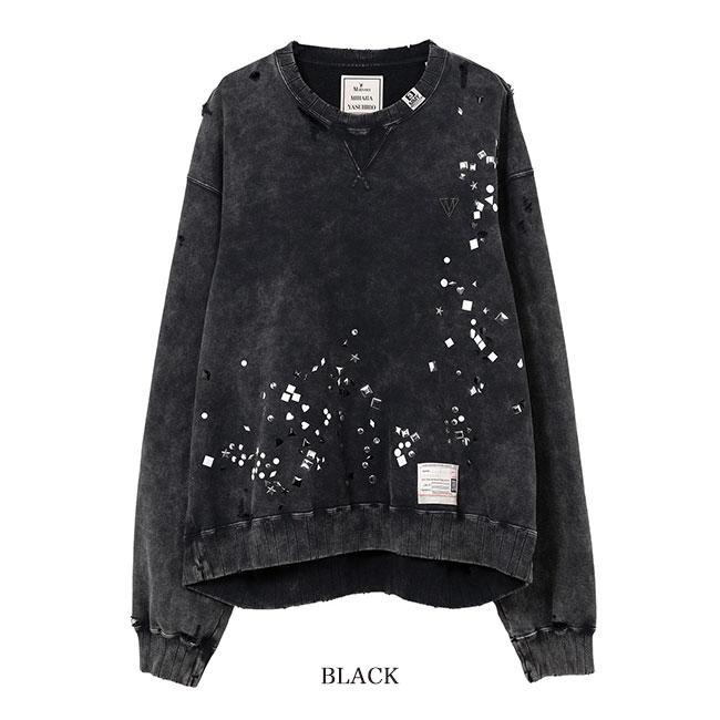 MAISON MIHARA YASUHIRO ヴィンテージスウェット Maison MIHARA YASUHIRO メゾンミハラヤスヒロ エンベリッシュド