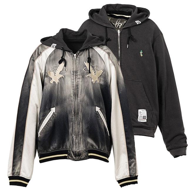 メゾンミハラヤスヒロ リバーシブルスーベニアジャケット サイズ48 注カスタム品 Maison MIHARA YASUHIRO メゾンミハラヤスヒロ リバーシブル フード